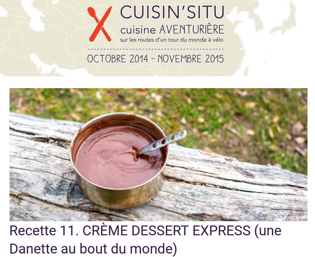 Crème dessert express