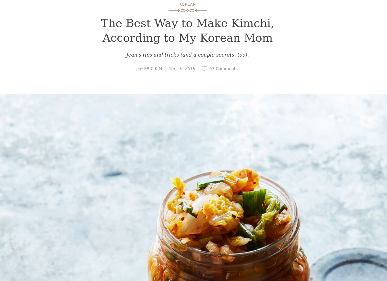 How to make kimchi, according to my Korean mom