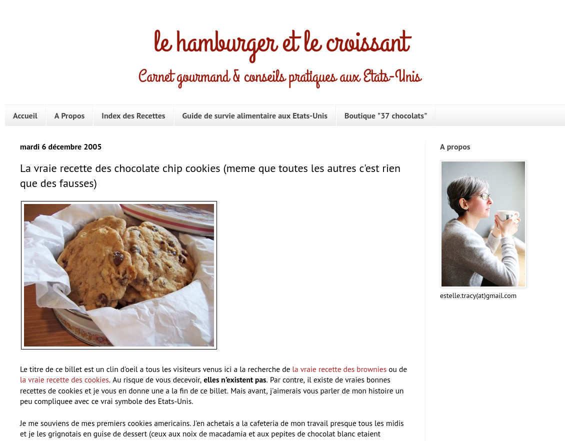 La vraie recette des chocolate chip cookies