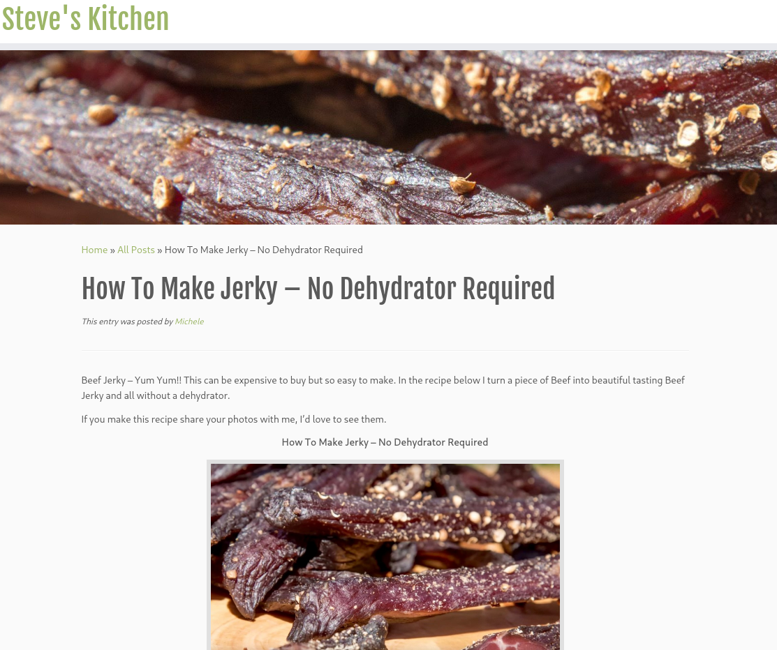 How To Make Jerky – No Dehydrator Required