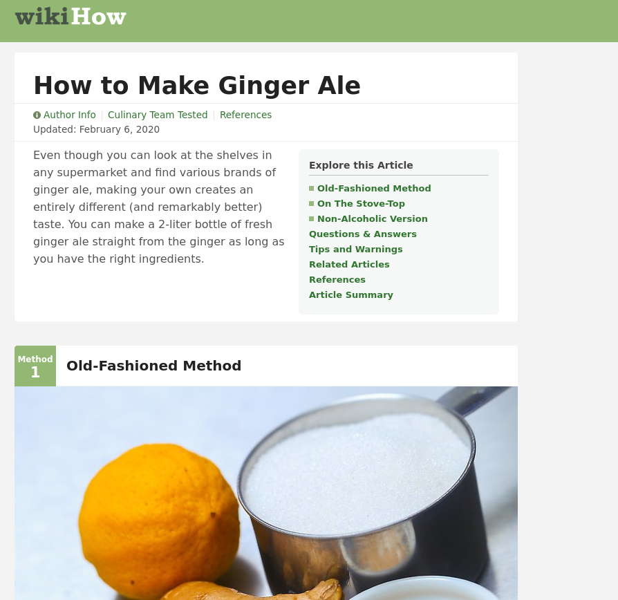 How to make ginger ale